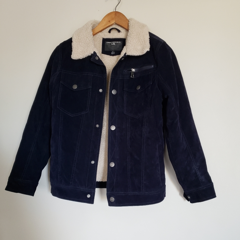 Urban Republic boys sherpa jacket size large